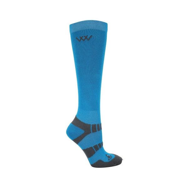 Shoemark Saddlery Young Rider Pro Sock Turquoise