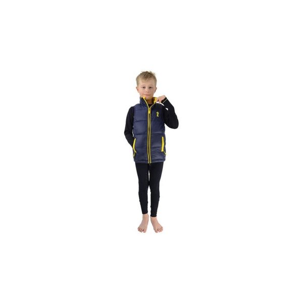 Lancelot Boys Padded Gilet by Little Knight – Navy