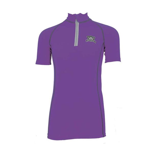 Woof Wear Young Rider Short Sleeve Shirt - Ultra Violet