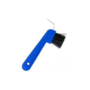 Hoof Pick with Brush Blue