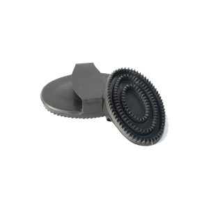Roma Rubber Curry Comb Black Large
