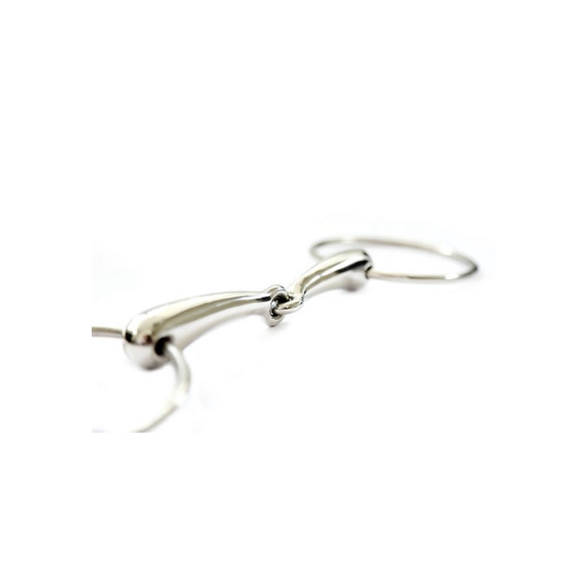 Race Snaffle Hollow Loose Ring Bit