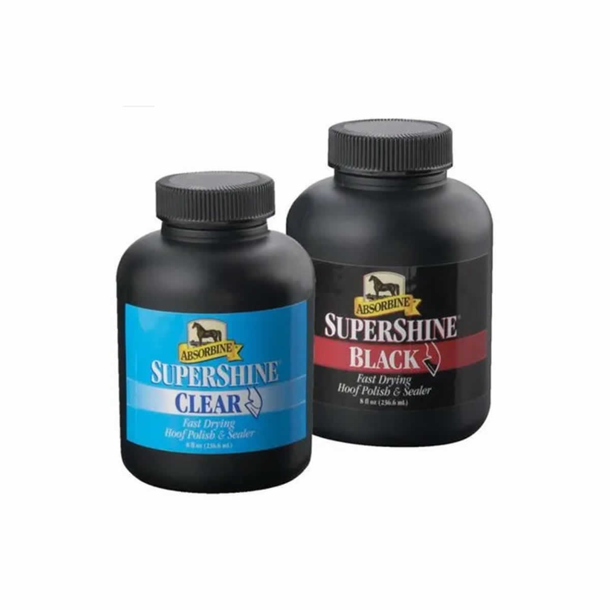 Absorbine Super Shine Hoof Polish for a Show Winning Shine Black